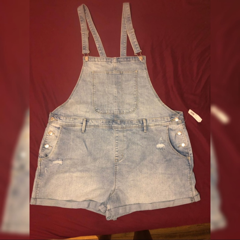Denim romper